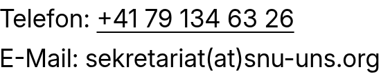 Kontaktinformationen Telefon und E-Mail